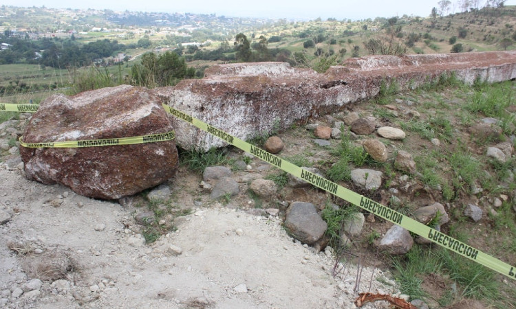 Destruyen zona arqueol贸gica "Los ba帽os de Nezahualc贸yotl" es un da帽o irreparable INAH.