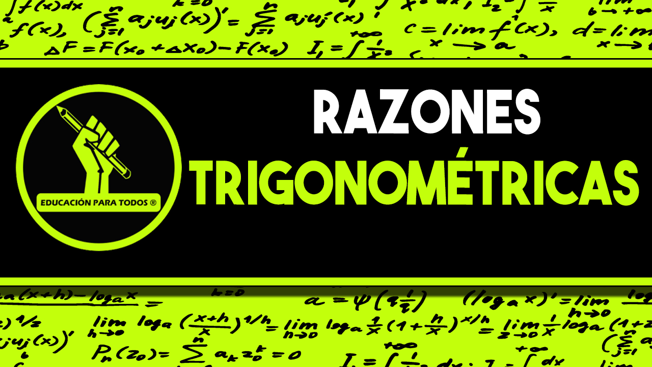 Razones trigonométricas | CURSO ONLINE DE MATEMÁTICAS