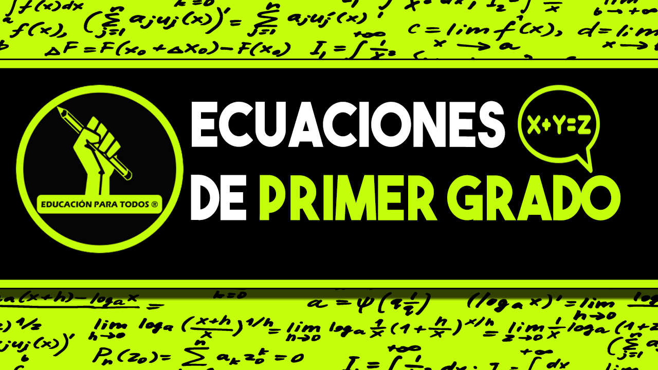 Ecuaciones de primer grado | CURSO ONLINE DE MATEMÁTICAS