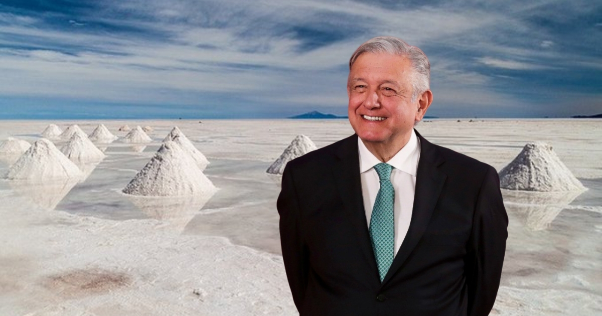 El presidente de México firmó la iniciativa de reforma a la Ley Minera para que el litio sea propiedad de la nación.