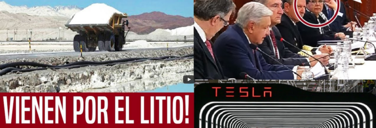 EEUU Y CANADA VIENEN POR EL LITIO DE MÉXICO! LA DAMA DE HIERRO LOS PARA EN SECO